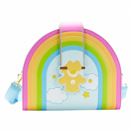 Care Bears Funshine Bear Rainbow Swing Crossbody Bag by Loungefly